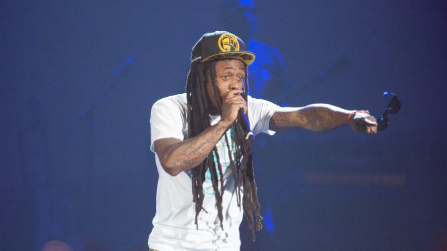 Lil Wayne bei einem Auftritt in Sacramento. (hub/spot)
