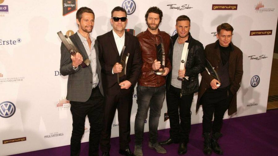 2011 nahmen alle fünf Bandmitglieder von Take That in Berlin den Musikpreis Echo entgegen. (wag/spot)
