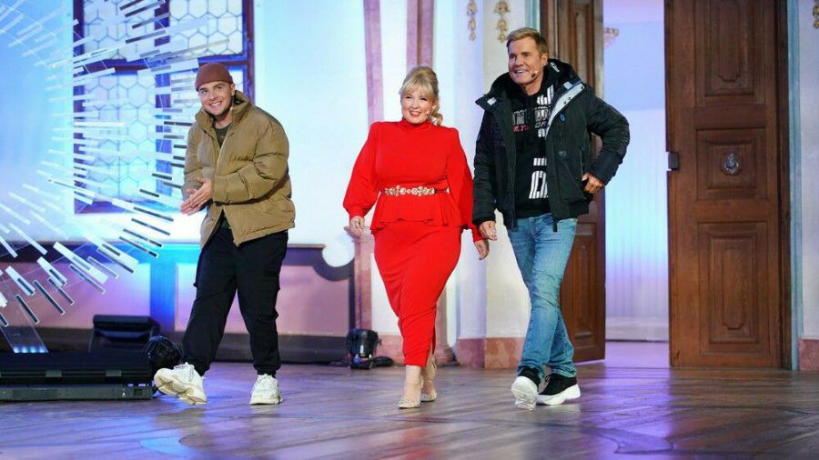 Die Jury bestehend aus Mike Singer (l.), Maite Kelly und Dieter Bohlen (rto/spot)