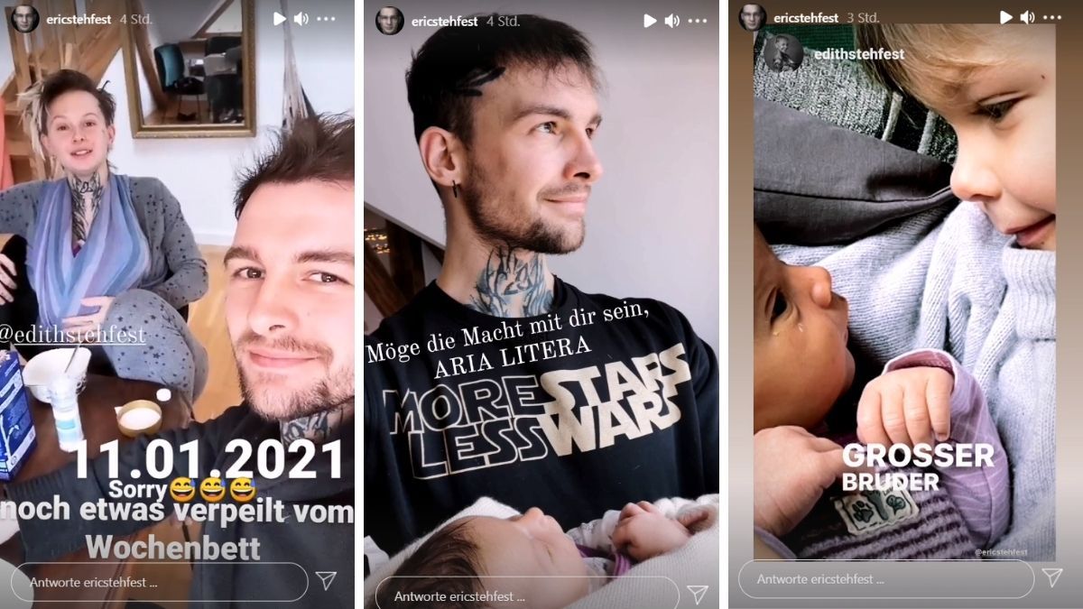 Eric Stehfast ist wieder Papa geworden: „Krasseste, kürzeste Geburt“