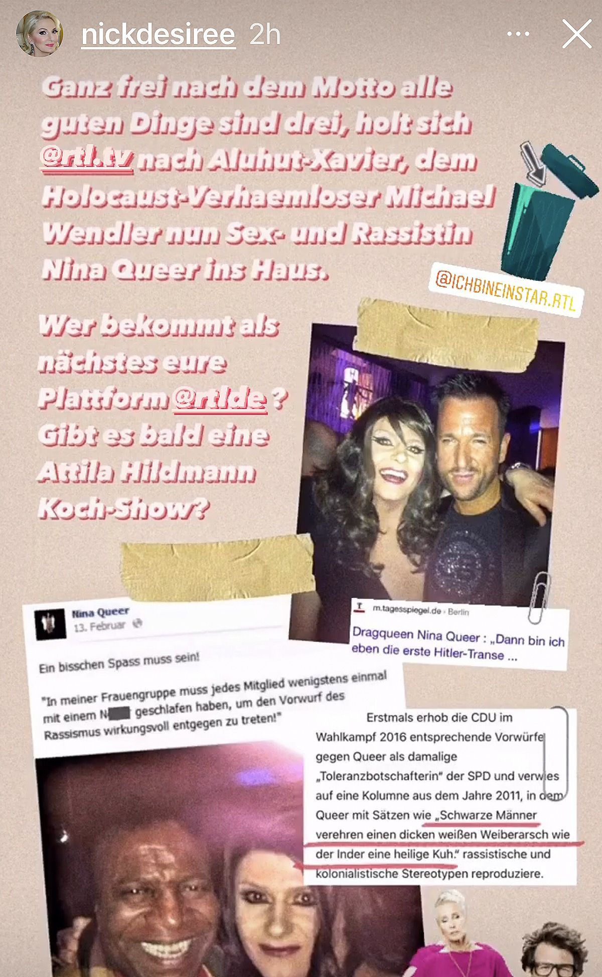 Nina Queer nach dem Dschungelshow-Aus: Das Interview