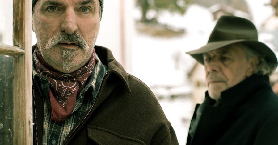 Remo Euler (Andreas Hoppe) und Borchert (Christian Kohlund, r) in einer Szene des Zürich-Krimi «Borchert und der eisige Tod».