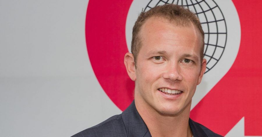 Turner Fabian Hambüchen hat kein Problem damit, dass er deutlich kleiner ist als seine Freundin.