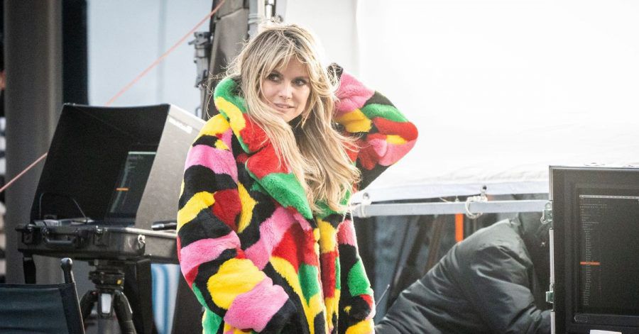 Heidi Klum bei den Dreharbeiten zur neuen Staffel von «Germany's next Topmodel».