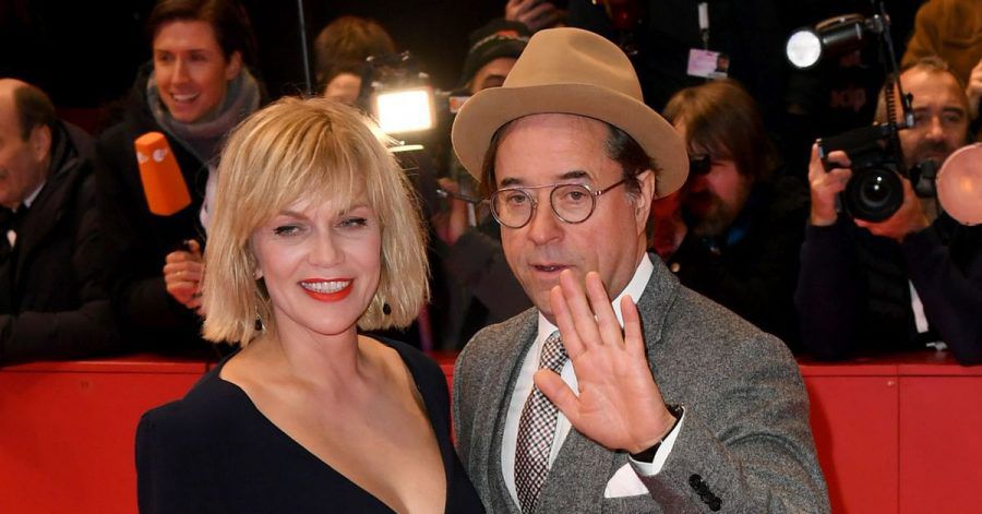Der Schauspieler Jan Josef Liefers und seine Frau und Kollegin Anna Loos.