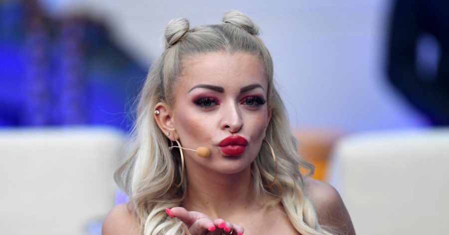 Katja Krasavice bei einem Auftritt in der Sat.1-Show "Promi Big Brother 2018".