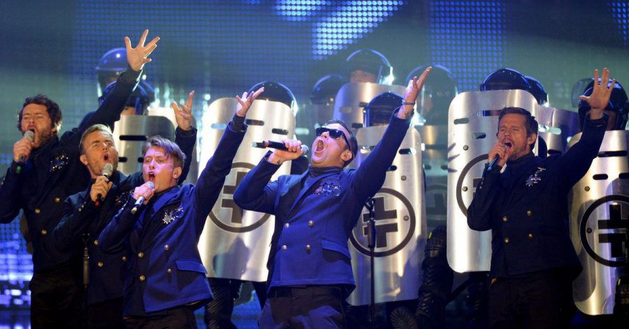 Take That bei der Echo-Verleihung. Mit ihrer Trennung schockierte die britische Band 1996 Teenager in ganz Europa.