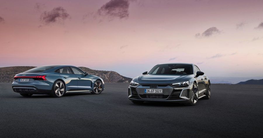Fließende Formen: Audi bringt als weiteres E-Auto neben den Geländewagen nun auch die Limousine GT in der E-Tron-Familie an den Start.