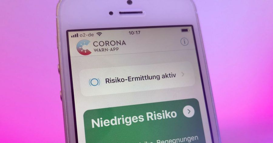 Die Corona-Warn-App auf einem iPhone 5s. Die neuste Version der Tracking-App läuft nun auch auf älteren iPhone-Modellen, die in 2013 und 2014 auf den Markt kamen.