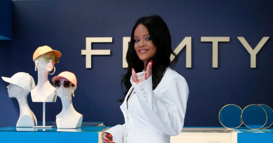 Rihanna stellte die erste Kollektion ihres Modelabels «Fenty» in Paris 2019 vor.
