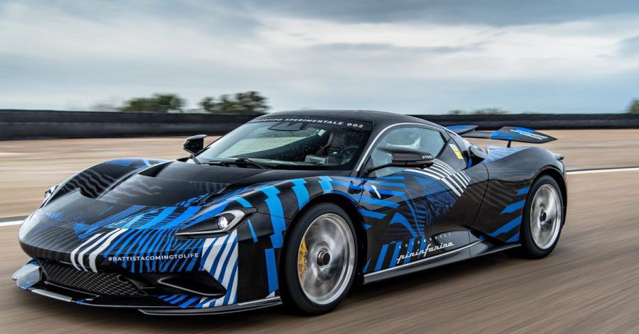 Sause unter Strom: Mit 1900 PS und 350 km/h Höchstgeschwindigkeit geht der elektrische Pininfarina Battista in einer Auflage von 150 Stück in Produktion.