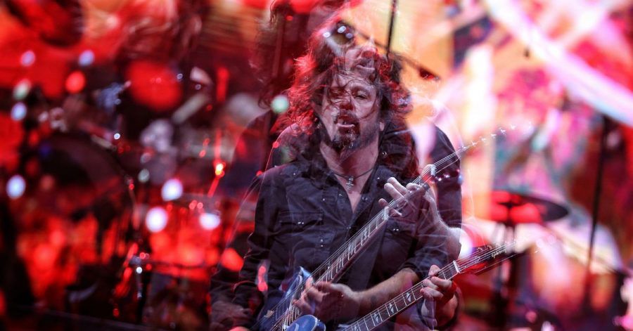 Dave Grohl von der Rockband Foo Fighters.