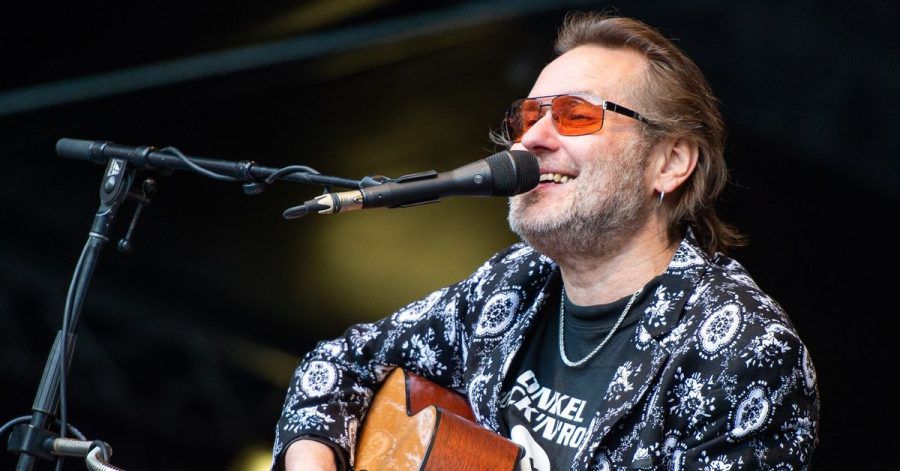 Stefan Stoppok bei einem Konzert 2018 in Essen.
