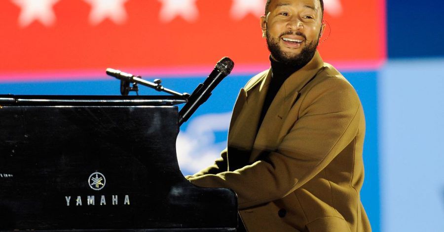 John Legend im November 2020 bei einer Wahlkampfveranstaltung der Demokraten.