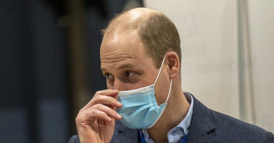 Prinz William besucht das Impfzentrum in King's Lynn.