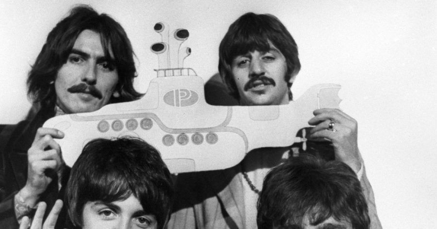 Die Beatles 1967 in London.