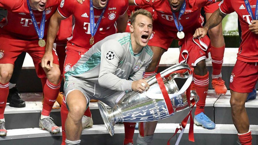 Manuel Neuer nach dem Gewinn der Champions League im Sommer 2020. (dr/spot)