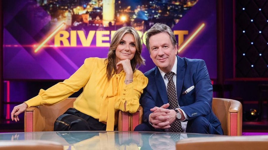 Seit Januar 2019 führen Kim Fisher und Jörg Kachelmann durch die MDR-Talkshow "Riverboat". (hub/spot)
