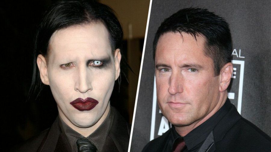 Seit Jahrzehnten zerstritten: Marilyn Manson (l.) und Trent Reznor (stk/spot)