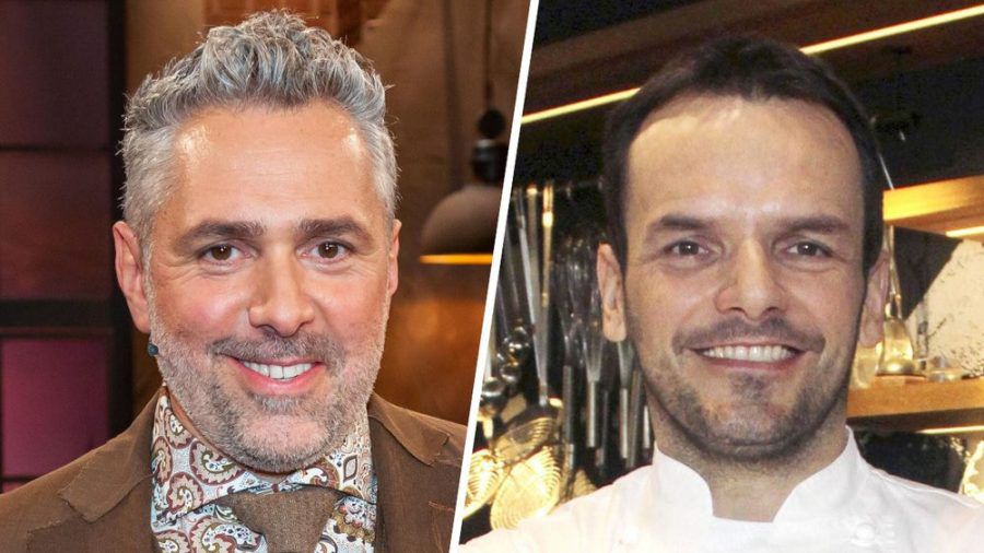 Roland Trettl (l.) und Steffen Henssler wollen den Valentinstag versüßen. (cos/spot)