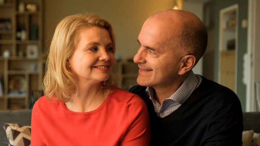 Anne (Annette Frier) und Erik (Christoph Maria Herbst) in "Merz gegen Merz" (wue/spot)