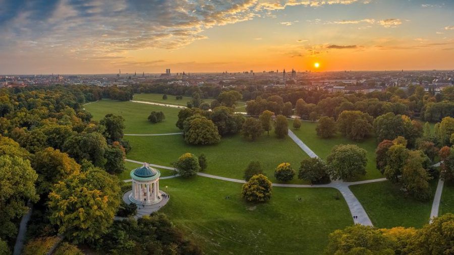 Blick über München - eine der gesündesten Landeshauptstädte in Deutschland. (sob/spot)