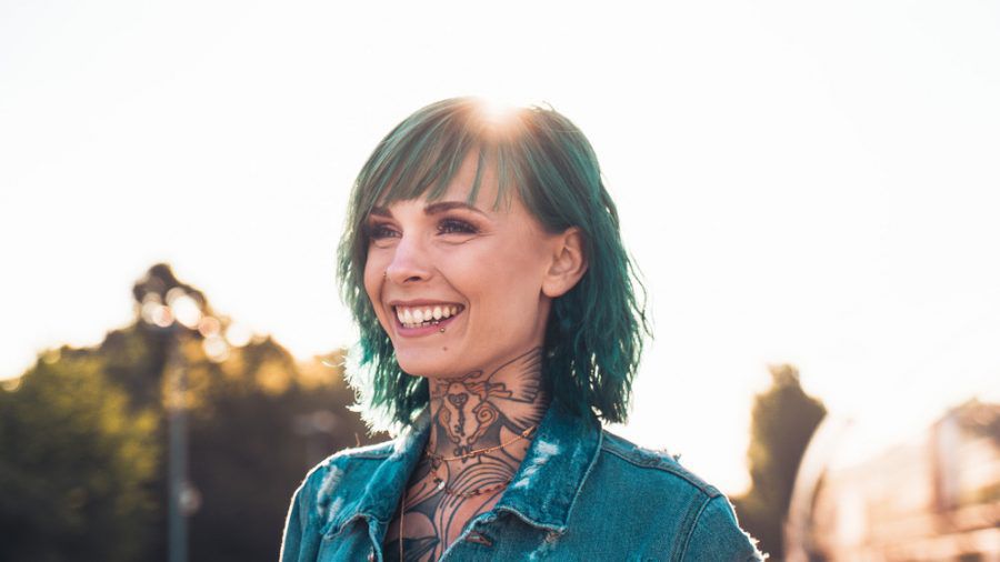 Jazzy Gudd ist glücklich mit sich selbst. (tae/spot)