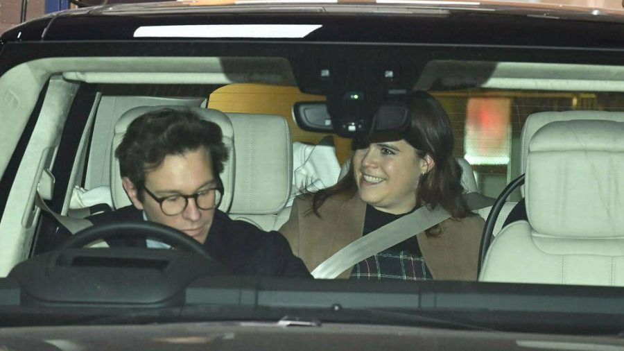 Prinzessin Eugenie und ihr Mann Jack Brooksbank verlassen das Portland Hospital in London. (dr/spot)
