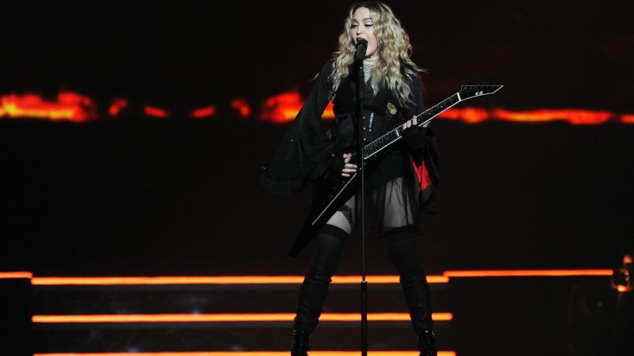 Madonna während eines Auftritts in Prag (rto/spot)