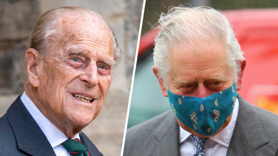 Prinz Charles (re.) hat Prinz Philip im Krankenhaus besucht. (cos/spot)