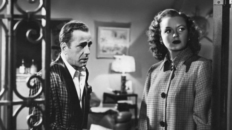 Humphrey Bogart und Martha Stewart in "Ein einsamer Ort" (stk/spot)