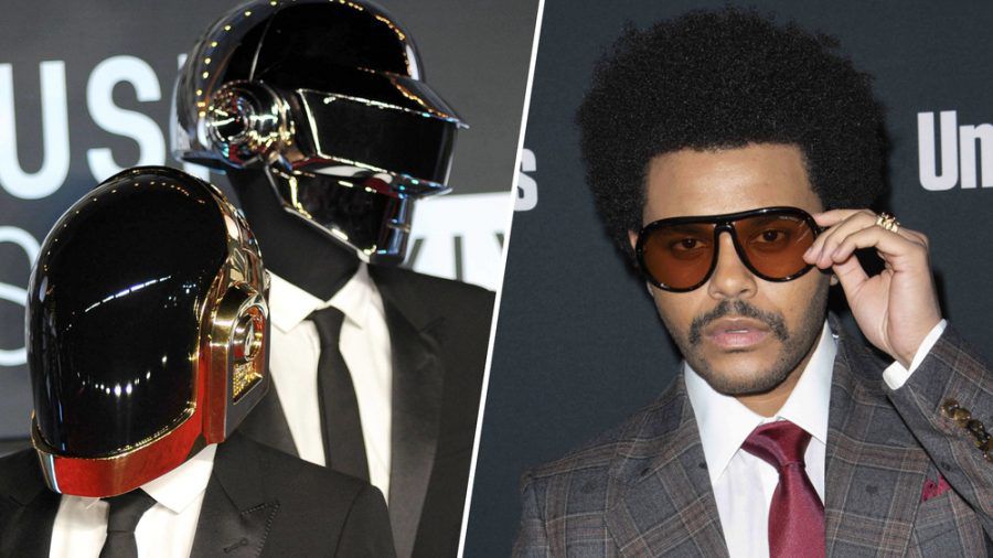 Daft Punk konnten zusammen mit The Weeknd (re.) große kommerzielle Erfolge feiern. (jru/spot)