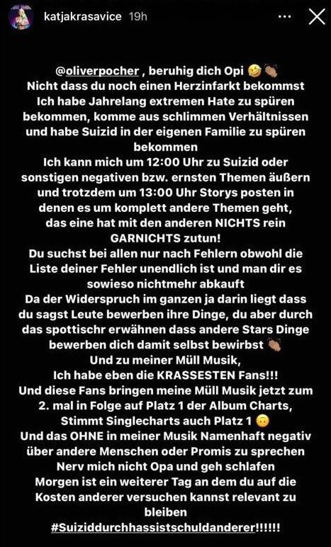 Katja Krasavice gegen Oliver Pocher: Der Streit eskaliert