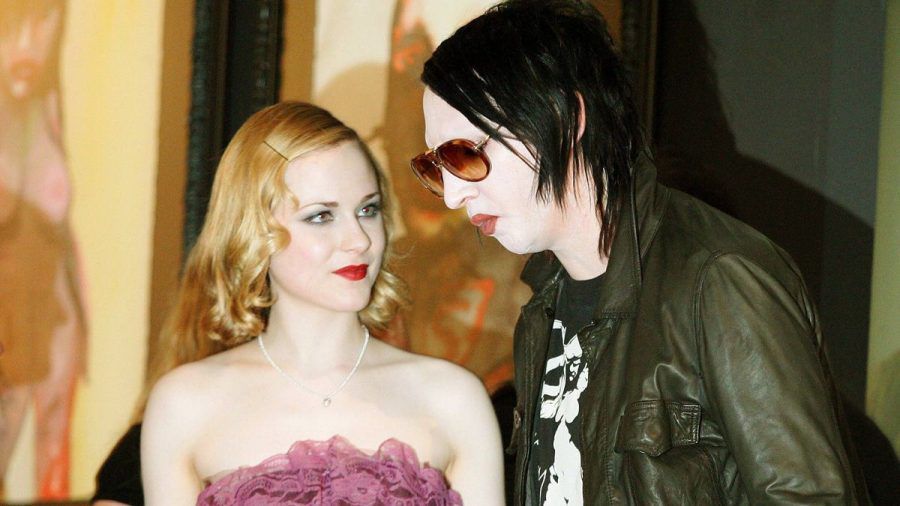 Marilyn Manson mit Lebensgefährtin und Schauspielerin Evan Rachel Wood