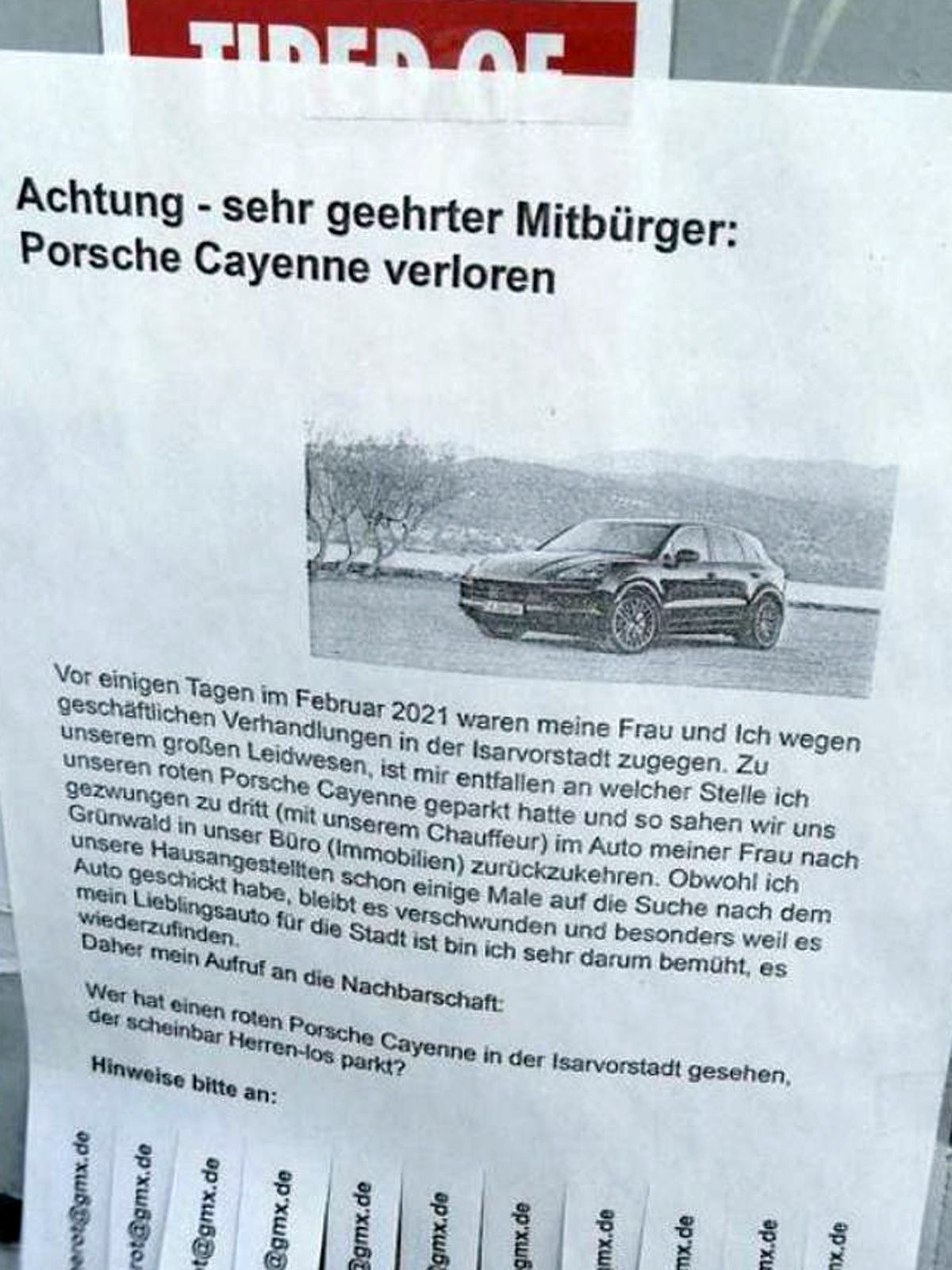 Fakt oder Fake: Porschefahrer weiß nicht mehr, wo er geparkt hat