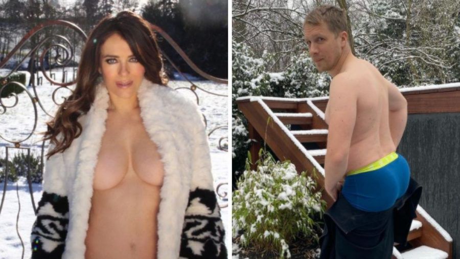 Sexy Winter: Diese Stars lassen im Schnee die Hüllen fallen