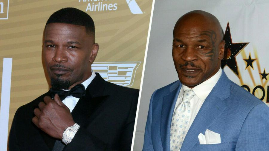 Jamie Foxx (li.) wird für eine Miniserie zu Mike Tyson (stk/spot)