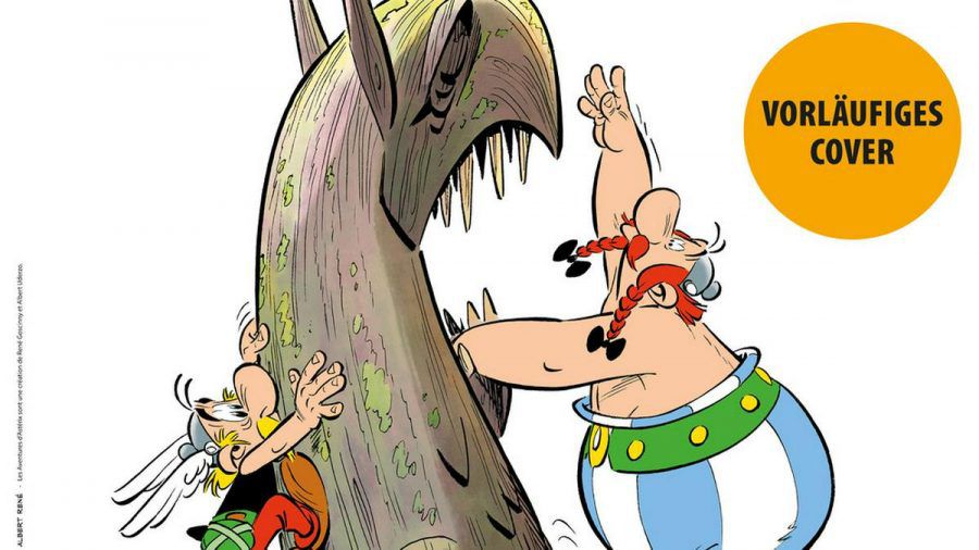 So sieht das vorläufige Cover von "Asterix und der Greif" aus. (dr/spot)