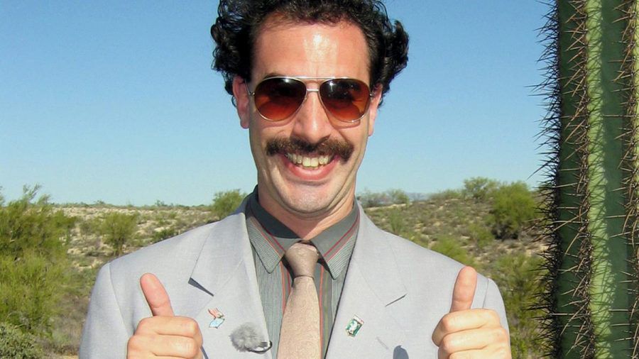 Beide kasachischen Daumen hoch: "Borat Anschluss Moviefilm" hat den nächsten Preis eingefahren. (stk/spot)