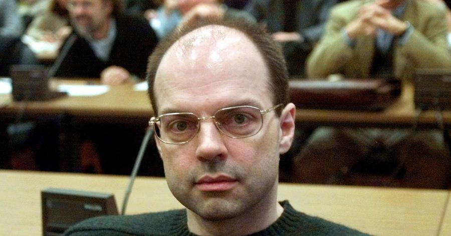 Thomas Drach, Drahtzieher der Reemtsma-Entführung, sitzt im Landgericht auf der Anklagebank.