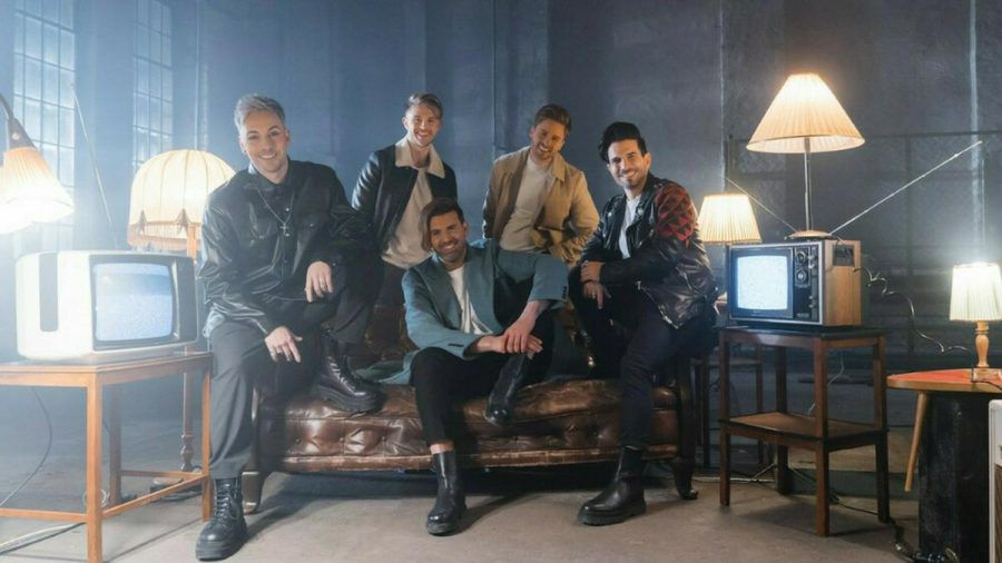 Team 5ünf verbeugen sich mit ihrer ersten Single vor Take That. (hub/spot)