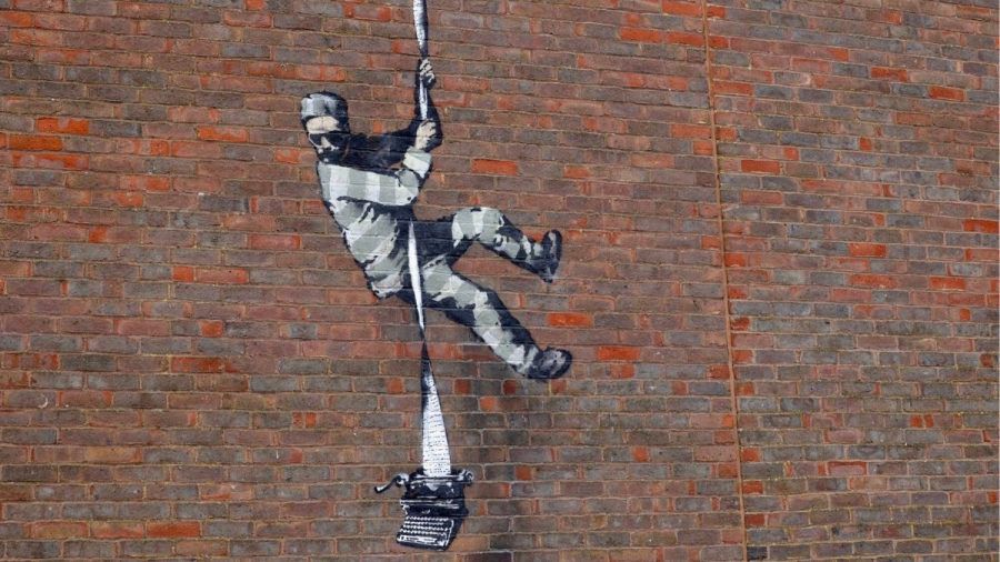 Video: Banksy bekennt sich auf Instagram zu Gefängnis-Graffiti