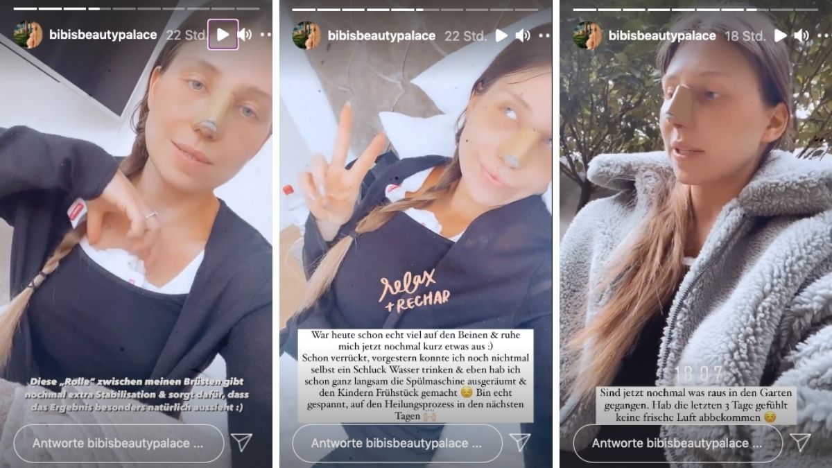 Bibi Claßen zeigt sich nach ihrem OP-Marathon