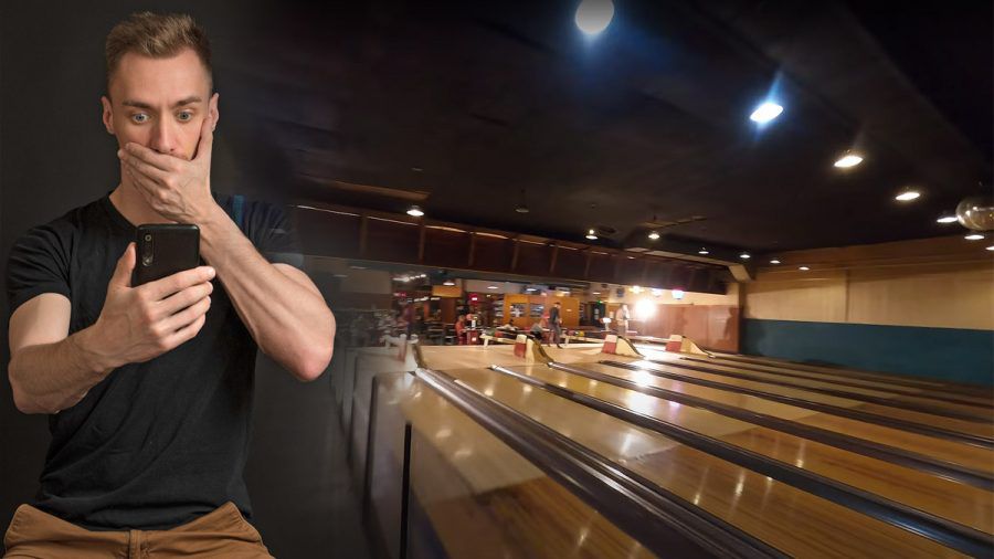 Video-Hit: Diesen Hammerflug im Bowling-Center muss man gesehen haben!