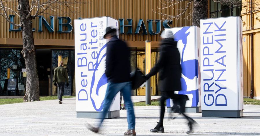 Im Münchener Lenbachhaus startet die Schau "Der Blaue Reiter - Gruppendynamik".
