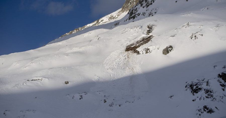 Ein Lawinenabgang in Andermatt. (Archivbild)