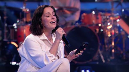 So Freut Sich Coach Stefanie Uber Egons The Voice Kids Sieg