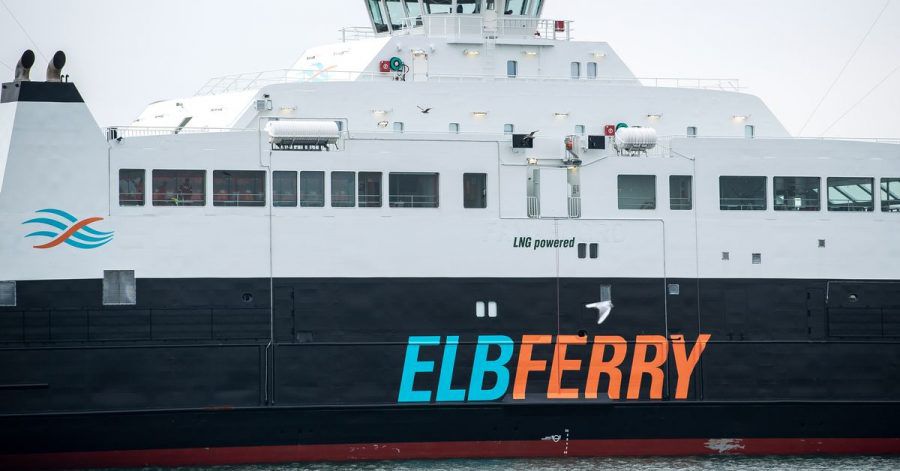 Das mit Flüssigerdgas (LNG) Fährschiff «Greenferry I» verkehrt seit dem 1. März zwischen Cuxhaven und Brunsbüttel.