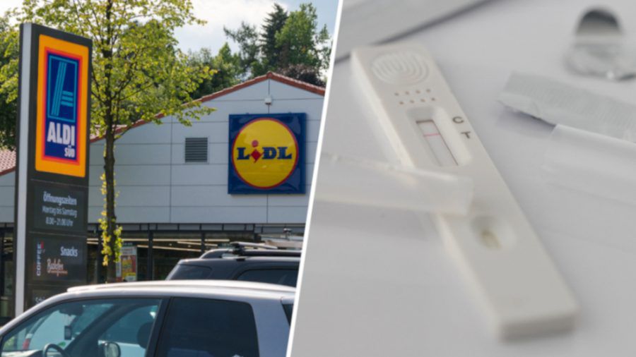 Lidl und Aldi verkaufen seit 6. März Corona-Selbsttests. (cos/spot)