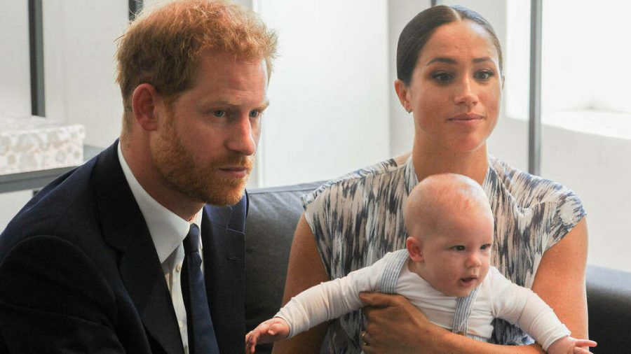 Harry, Meghan und der kleine Archie (wue/spot)